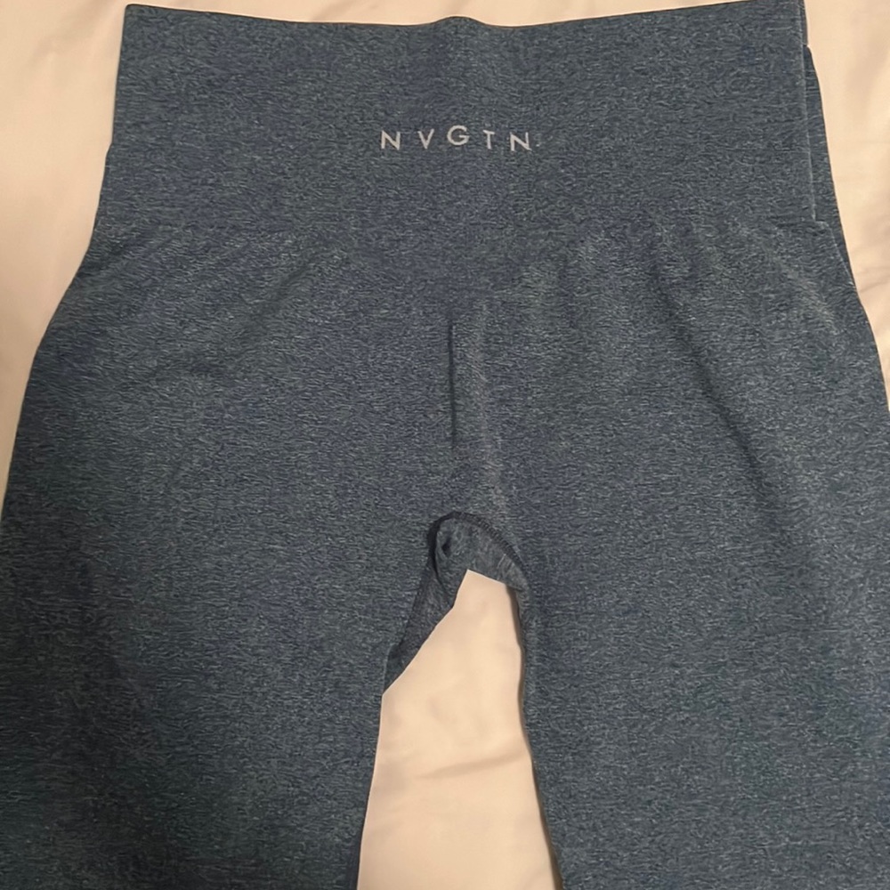 NVGTN leggings in a size large and color blue.